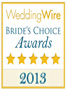 WeddingWire Bride's Choice Award for 2012