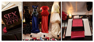 Sex in the City + Gala Cloths = Wedding Glam